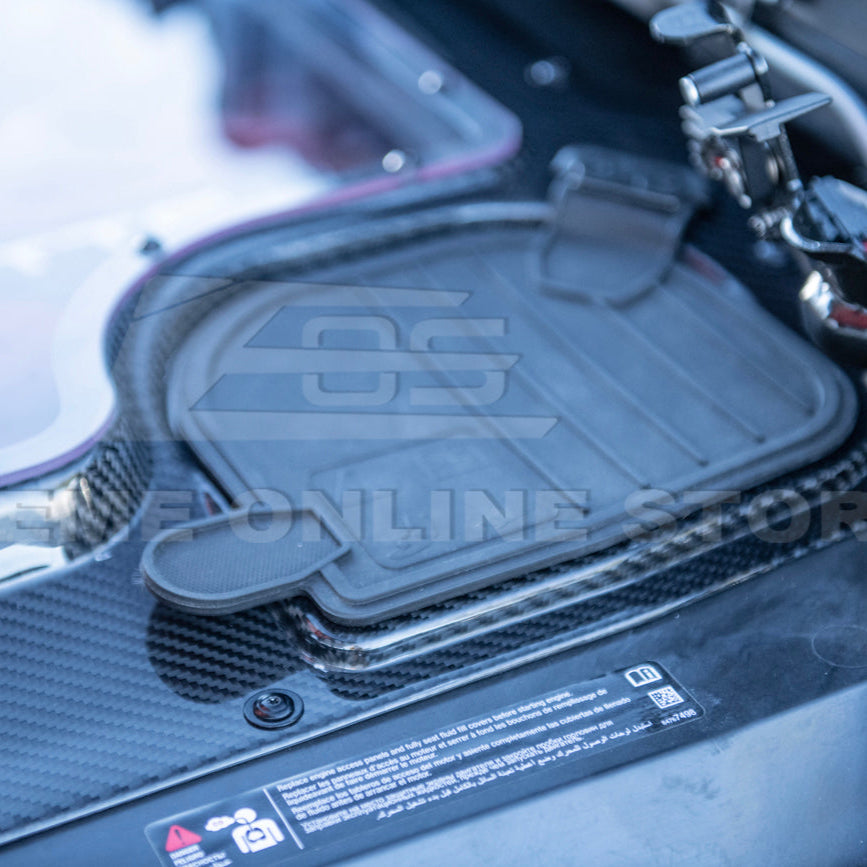 Corvette C8 HTC DRY Carbon Fiber Engine Bay Panel Cover