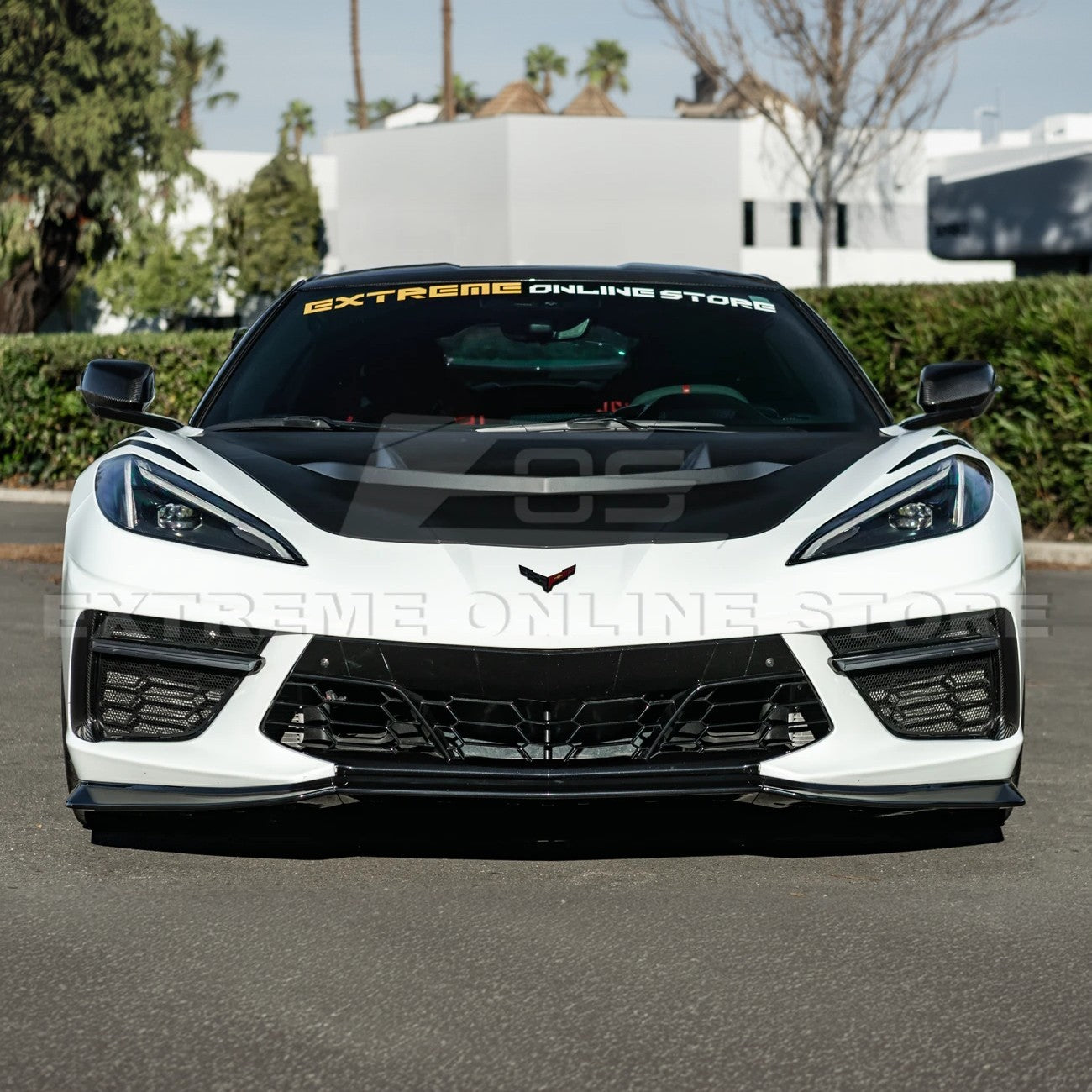 Corvette C8 Stingray DRY CARBON FIBER Front Splitter [Z06 / Z07 Conversion Package]