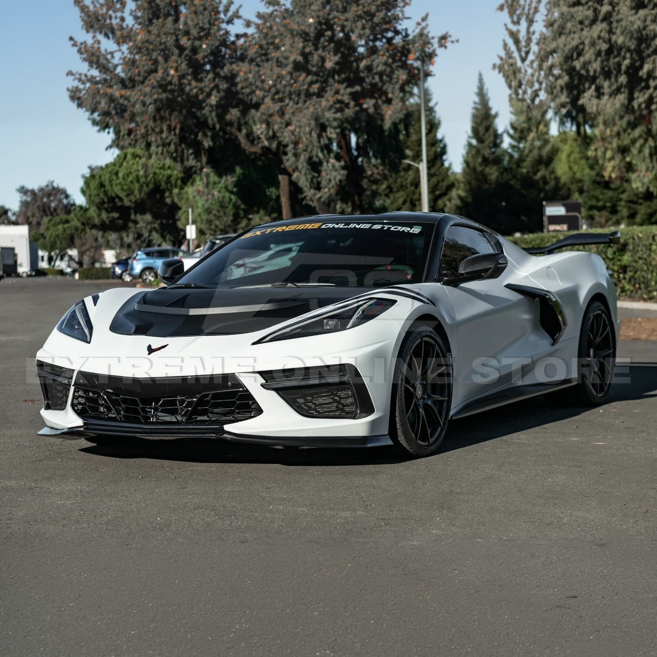 Corvette C8 Stingray DRY CARBON FIBER Front Splitter [Z06 / Z07 Conversion Package]