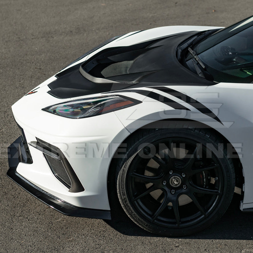 Corvette C8 Stingray DRY CARBON FIBER Front Splitter [Z06 / Z07 Conversion Package]