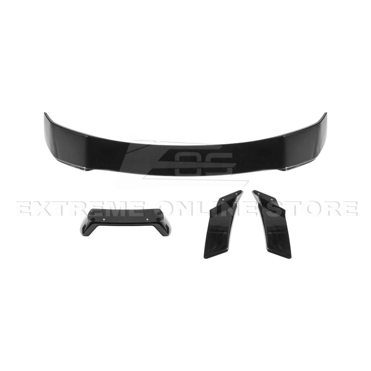 2024-Up Ford Mustang DarkHorse Style GLOSSY BLACK Rear Trunk Lid Wing Spoiler