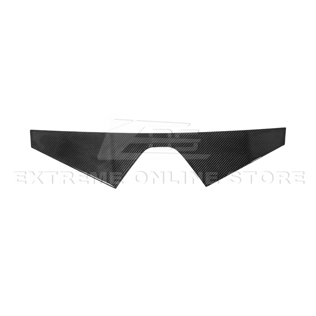 2020-Up Corvette C8 DRY CARBON FIBER Windshield Upper Molding Trim