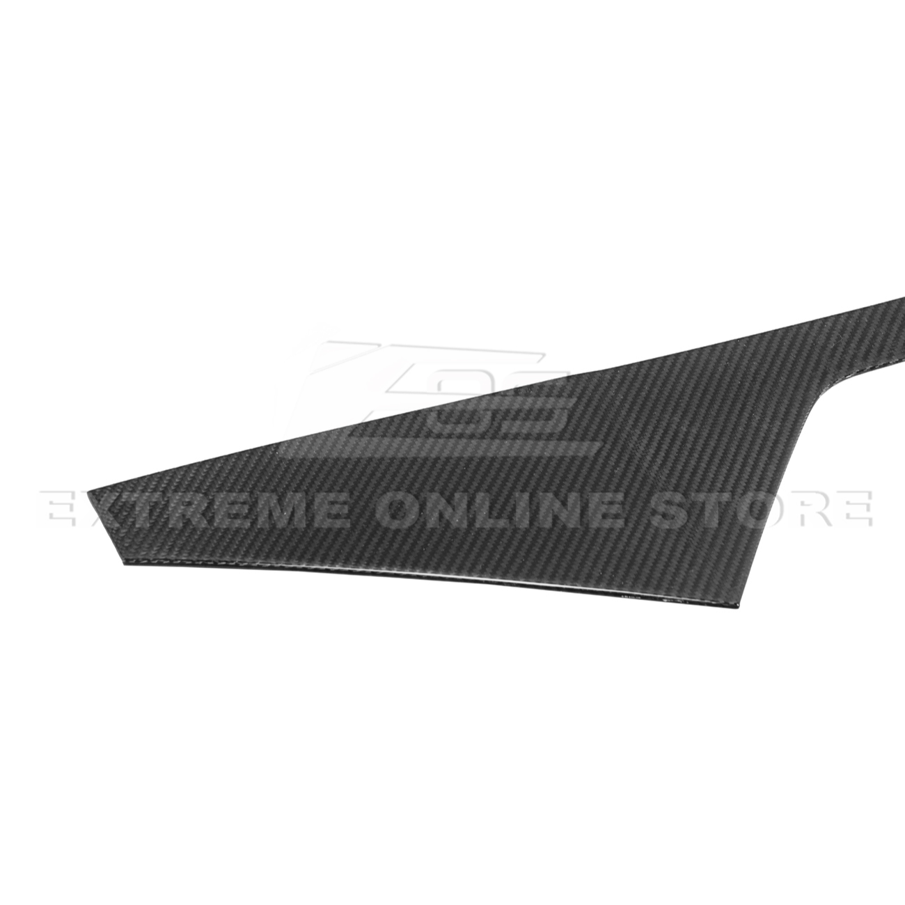 2020-Up Corvette C8 DRY CARBON FIBER Windshield Upper Molding Trim