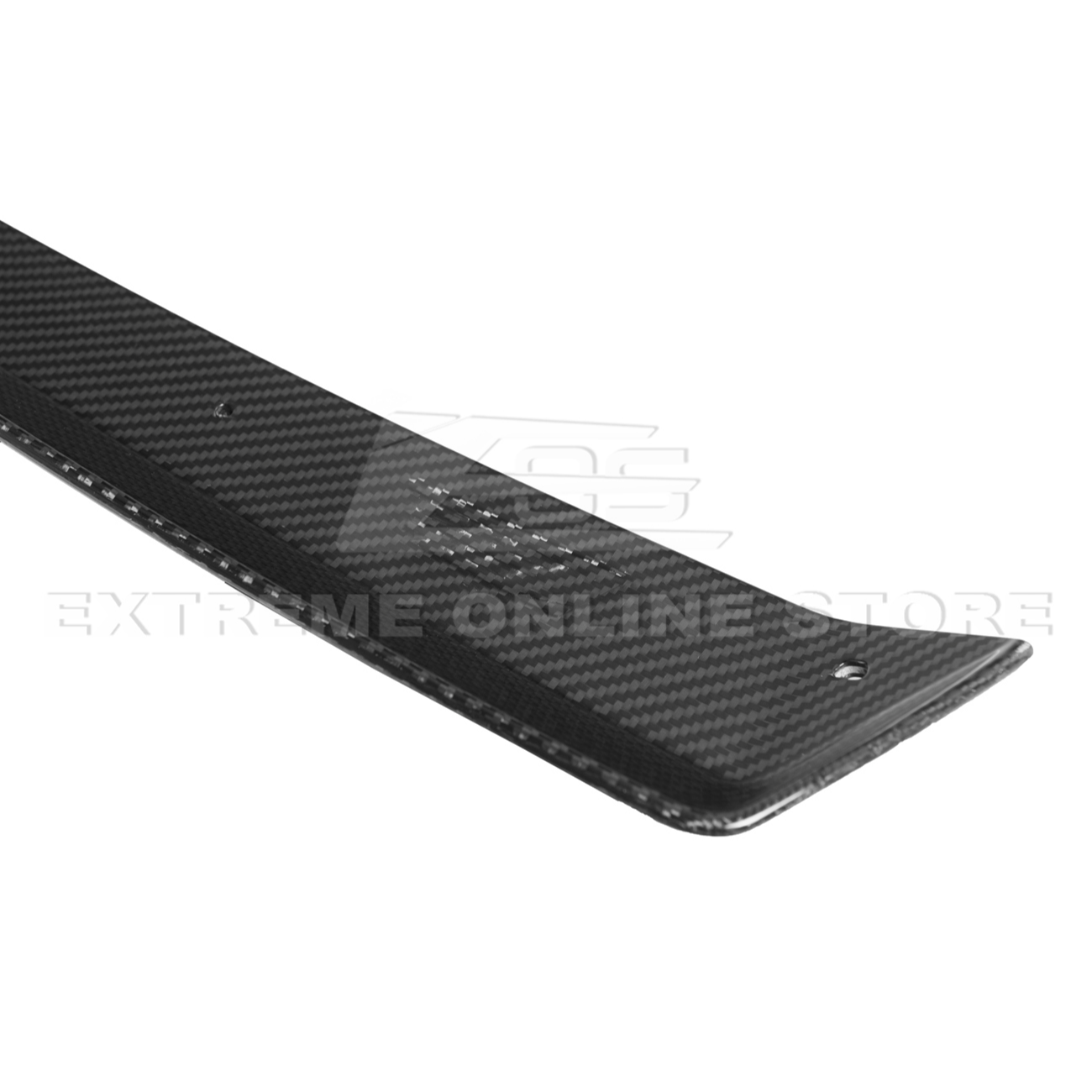 Corvette C8 Z06 DRY CARBON FIBER Wicker-bill Extension Winglets