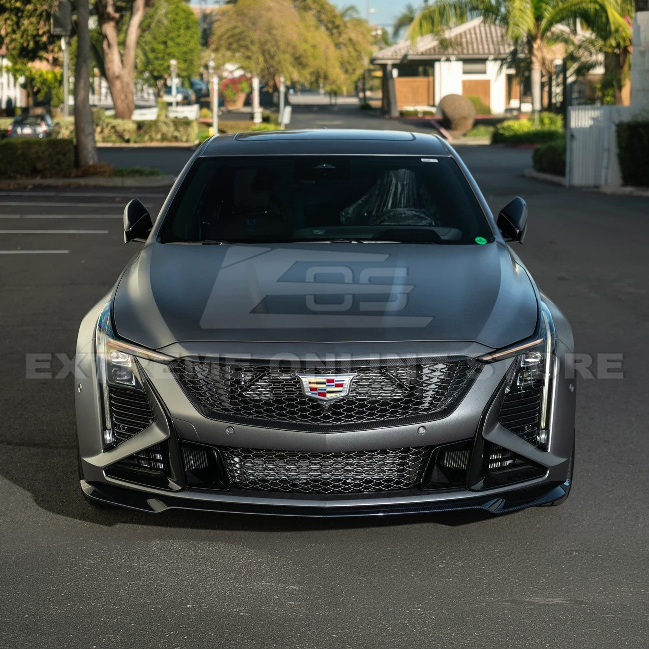 2025-Up Cadillac CT5-V Blackwing DRY CARBON FIBER Front Upper & Lower Grille Trim
