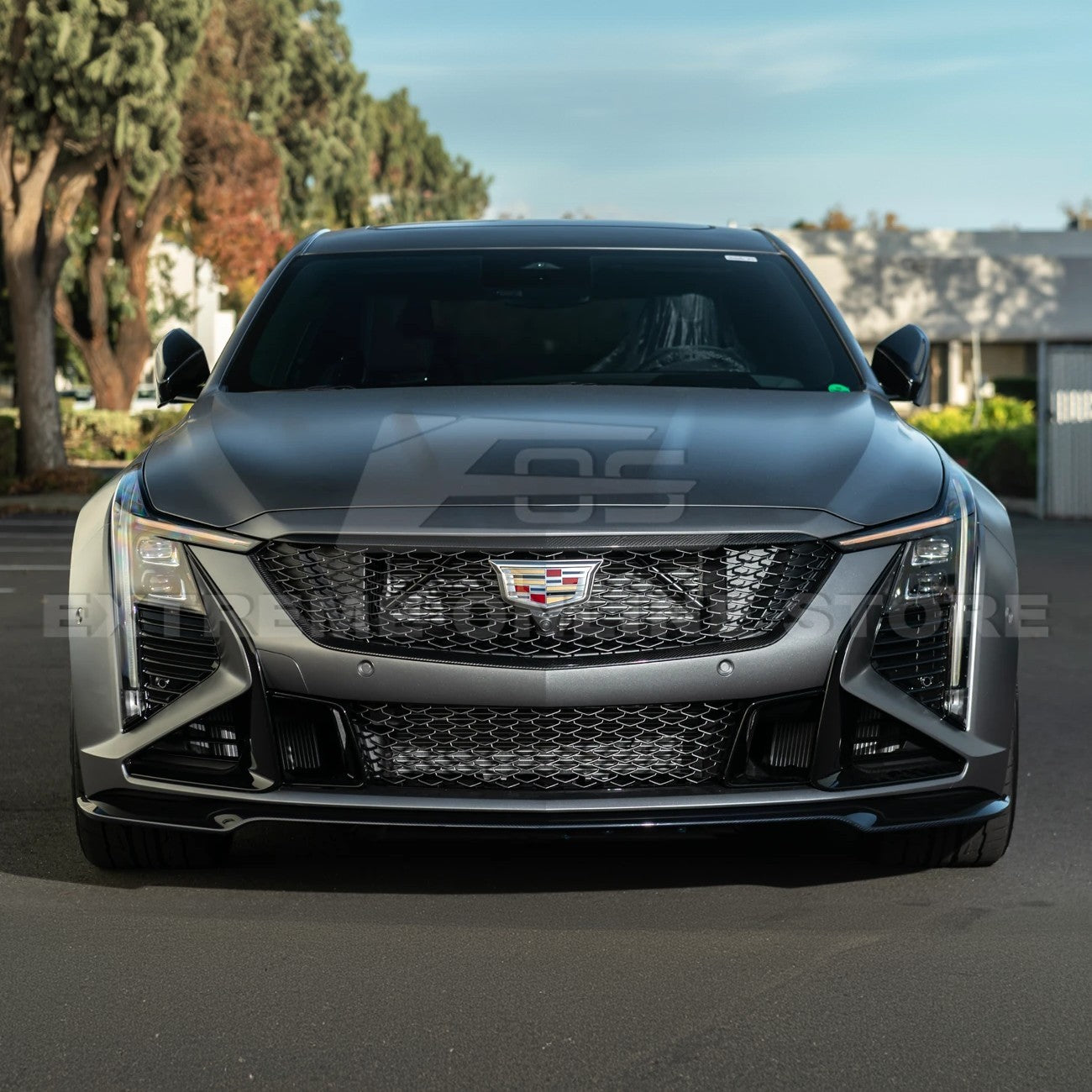2025-Up Cadillac CT5-V Blackwing | DRY CARBON FIBER Front Lower Grille Trim Insert