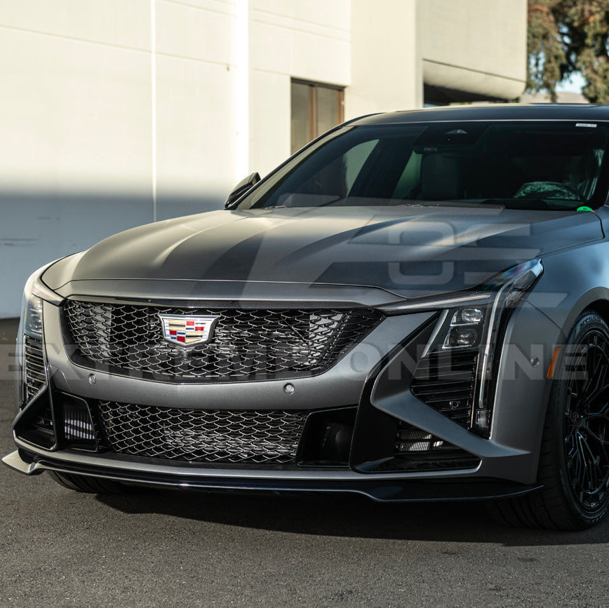 2025-Up Cadillac CT5-V Blackwing | DRY CARBON FIBER Front Upper Grille Trim Insert