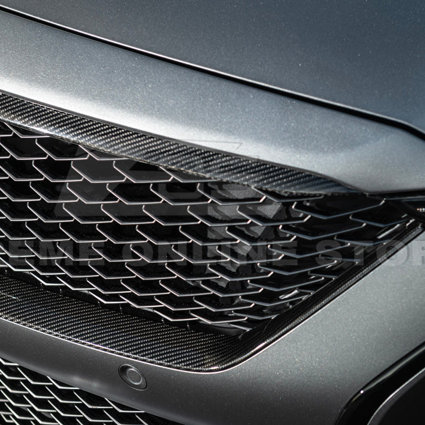 2025-Up Cadillac CT5-V Blackwing DRY CARBON FIBER Front Upper & Lower Grille Trim