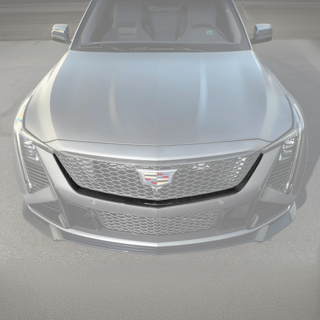 2025-Up Cadillac CT5-V Blackwing | DRY CARBON FIBER Front Lower Grille Trim Insert