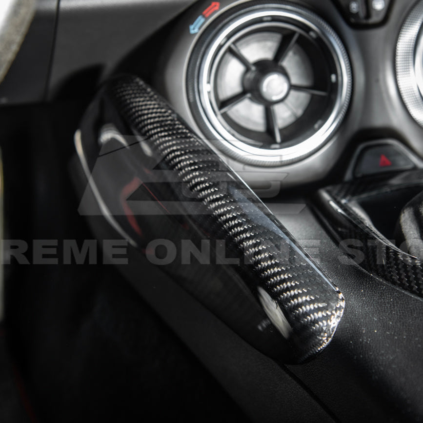2019-24 Camaro Dry Carbon Fiber Front Side Knee Pad Panel Cover Pair