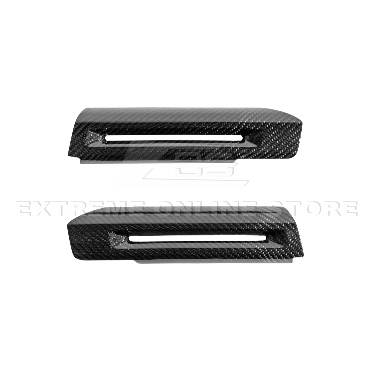 2015-Up Ford Mustang DRY CARBON FIBER Side Door Armrest Panel Trim Cover