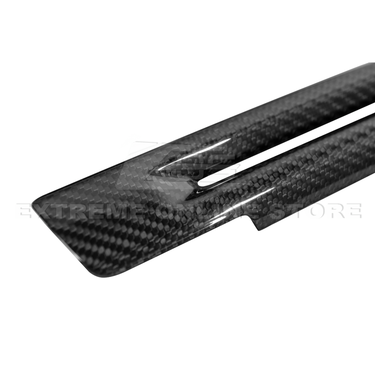2015-Up Ford Mustang DRY CARBON FIBER Side Door Armrest Panel Trim Cover