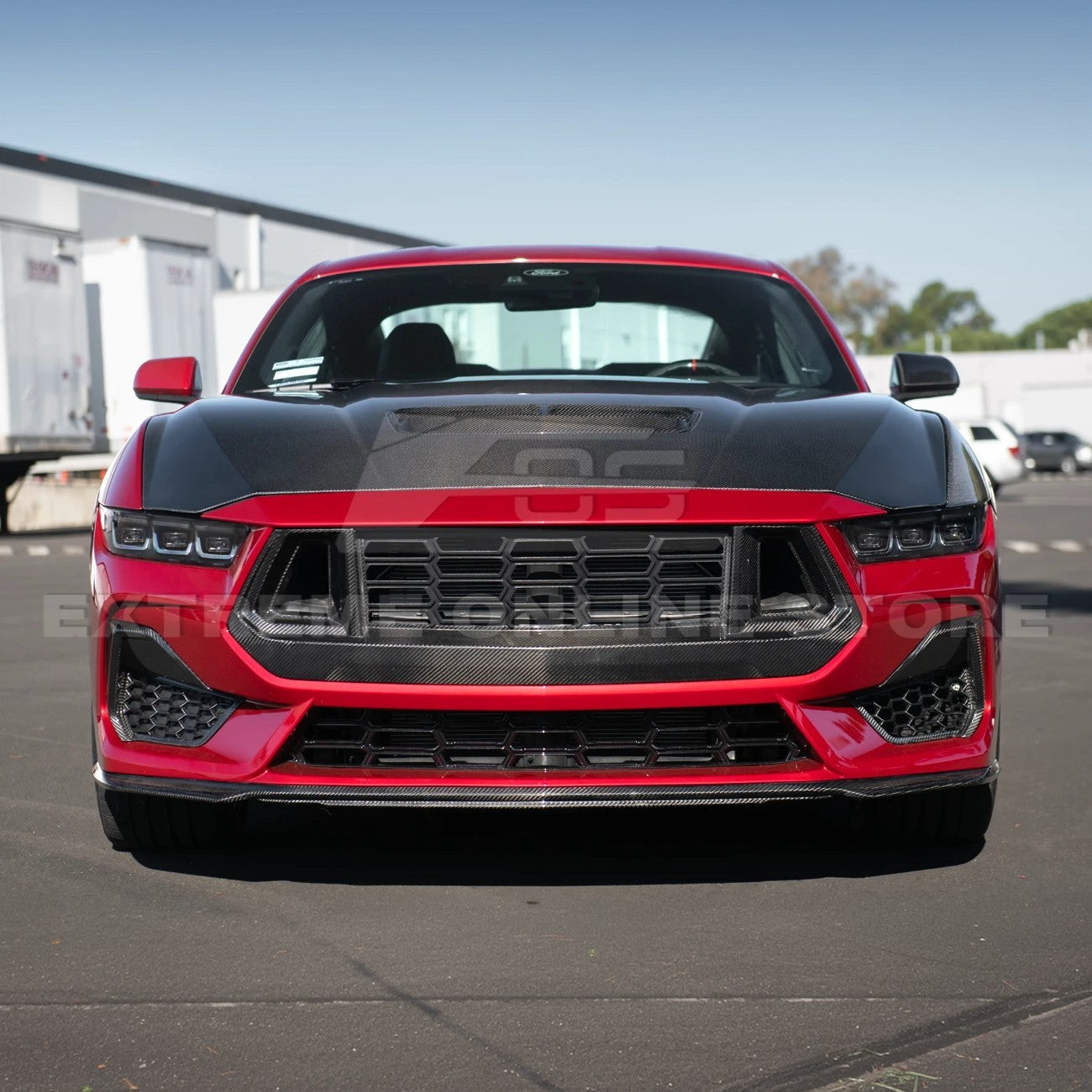 2024+ Ford Mustang Front Bumper Hood.
