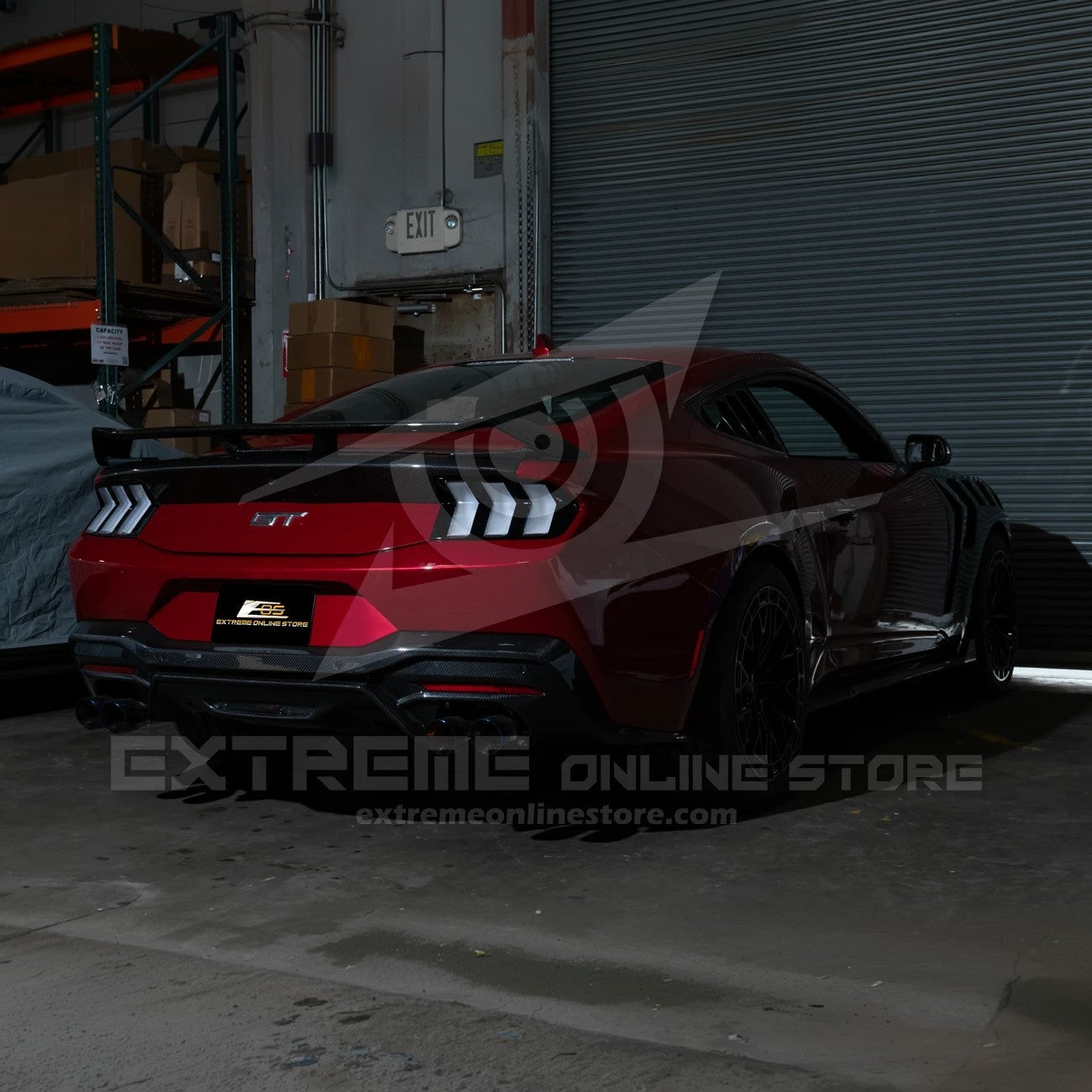 2024-Up Ford Mustang S650 EURO Sequential Signal LED Clear Rear Taillights