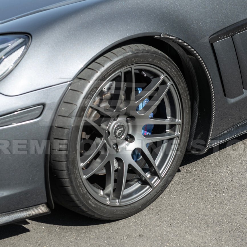 2005-13 Corvette C6 Z06 ZR1 DRY CARBON FIBER Splash Guard Mud Flaps