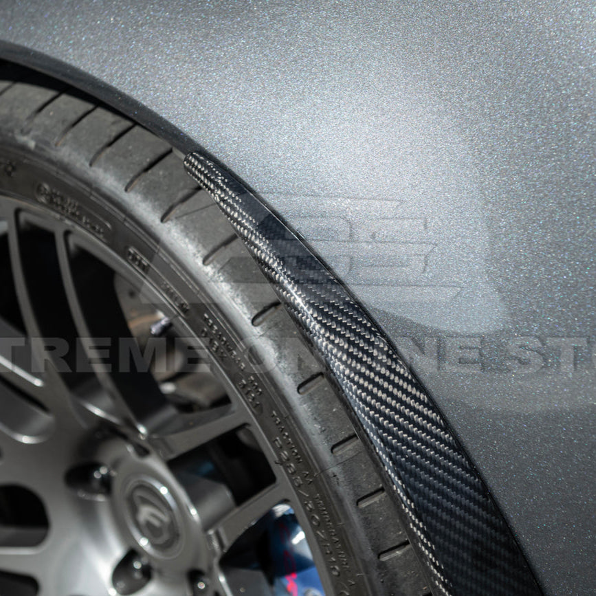2005-13 Corvette C6 Z06 ZR1 DRY CARBON FIBER Splash Guard Mud Flaps
