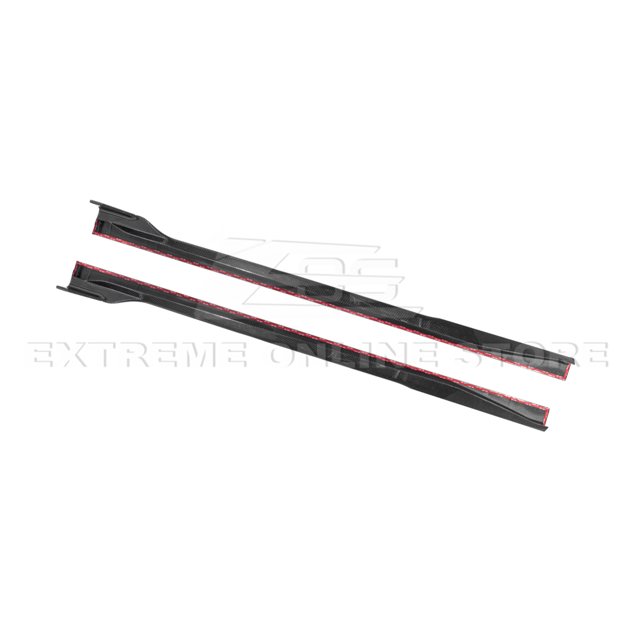 2024-Up Ford Mustang S650 | EOS Performance CARBON FIBER Side Skirts Extension