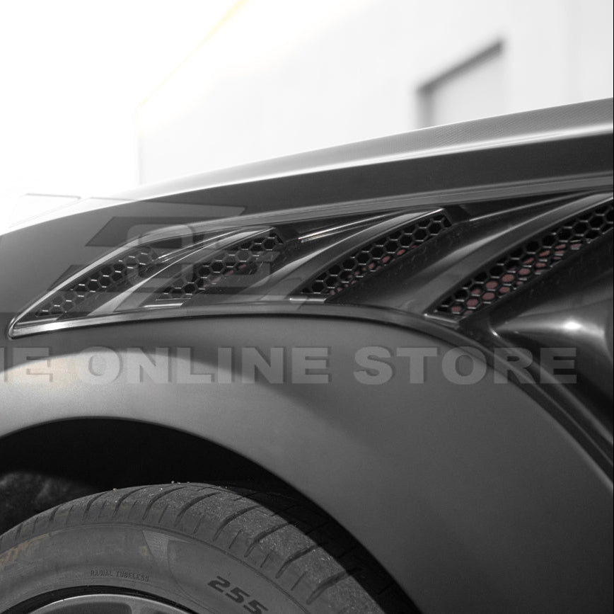 2024-Up Ford Mustang S650 GTD Style Carbon Fiber Front Side Vented Fenders