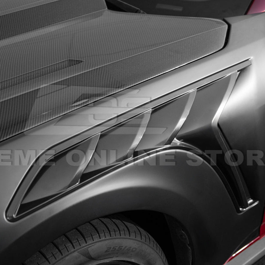 2024-Up Ford Mustang S650 GTD Style Carbon Fiber Front Side Vented Fenders
