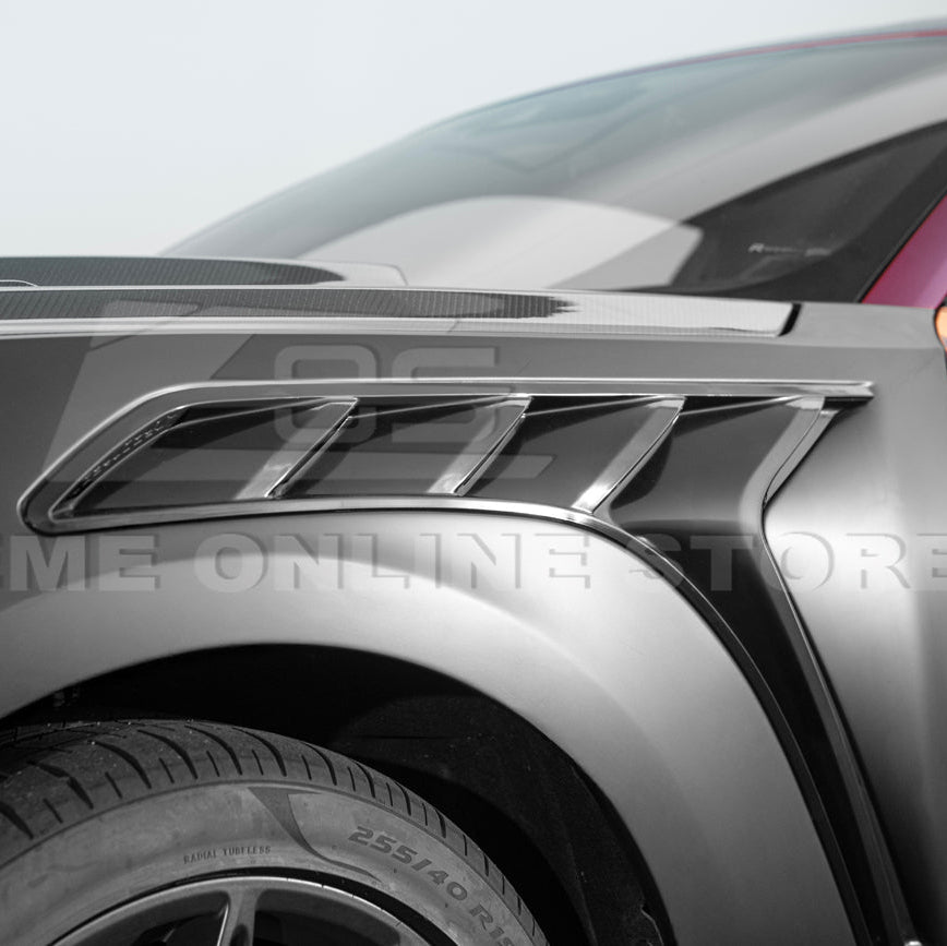 2024-Up Ford Mustang S650 GTD Style Carbon Fiber Front Side Vented Fenders