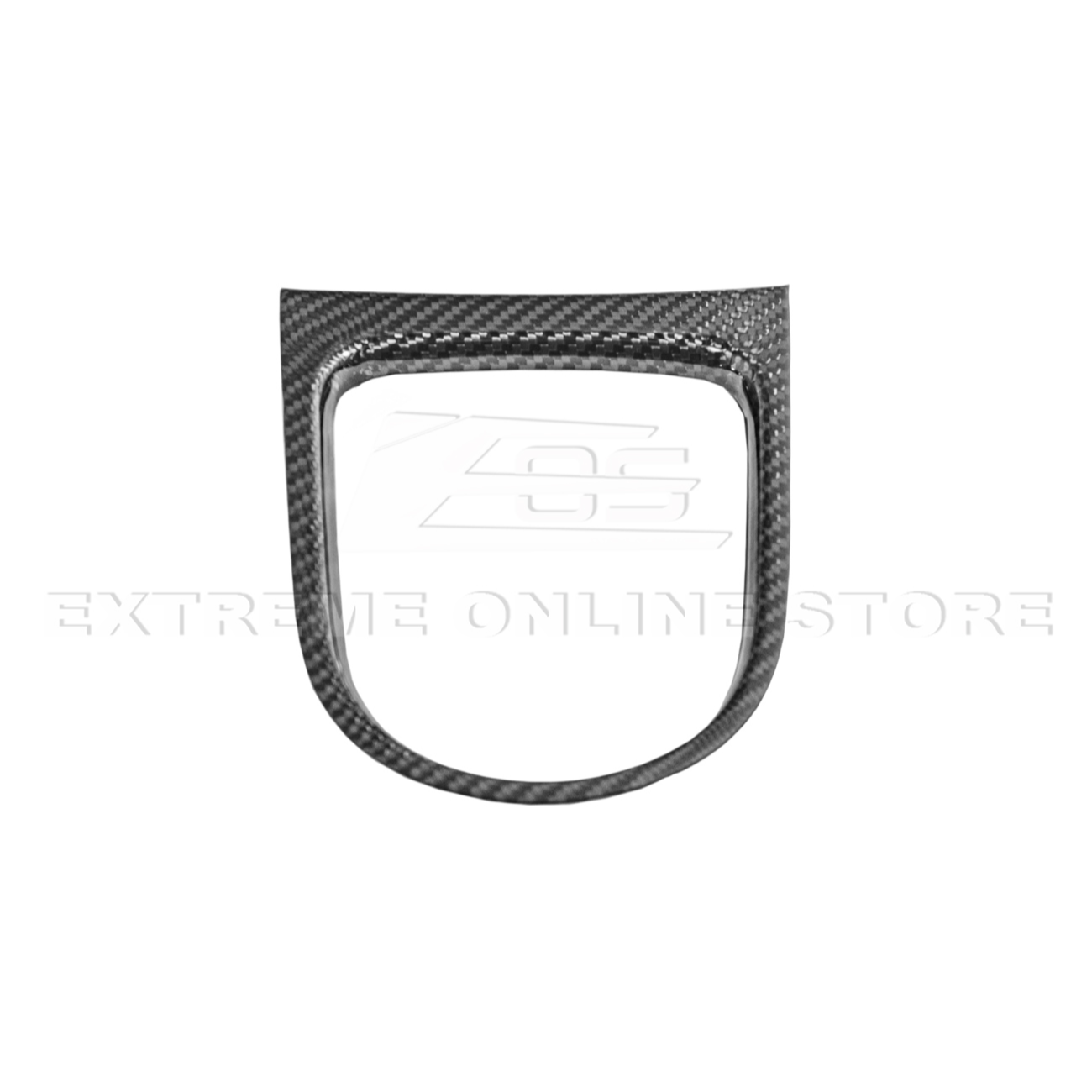 2015-23 Ford Mustang DRY CARBON FIBER Center Gear Shift Panel Trim Cover
