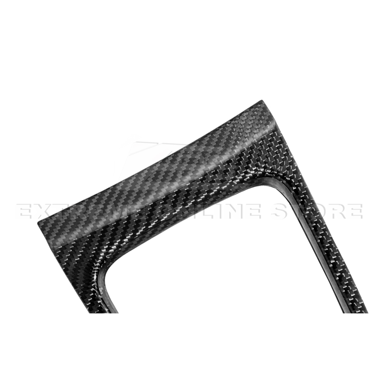 2015-23 Ford Mustang DRY CARBON FIBER Center Gear Shift Panel Trim Cover