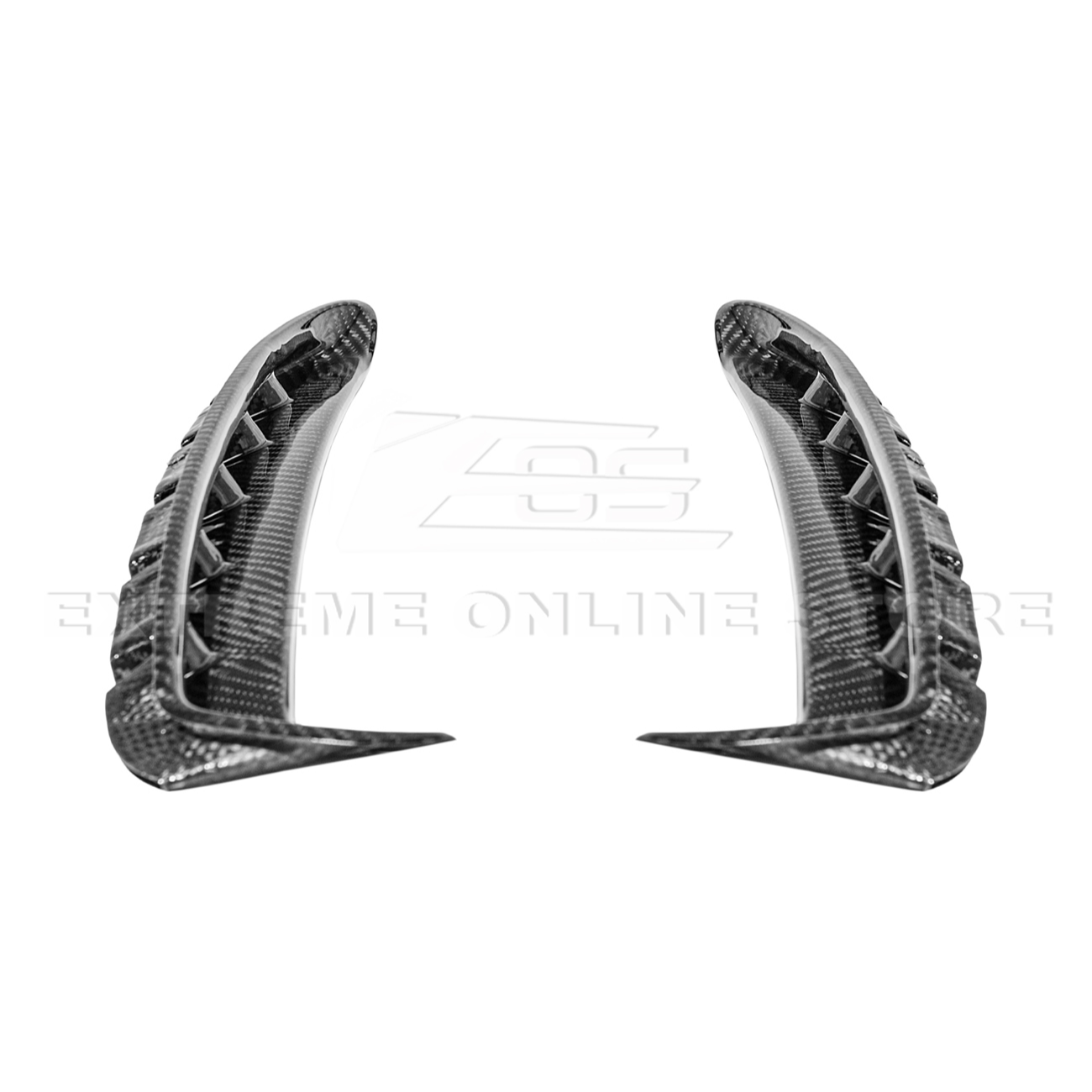 2015-20 Ford Mustang DRY Carbon Fiber Front Side Fender Vent Cover