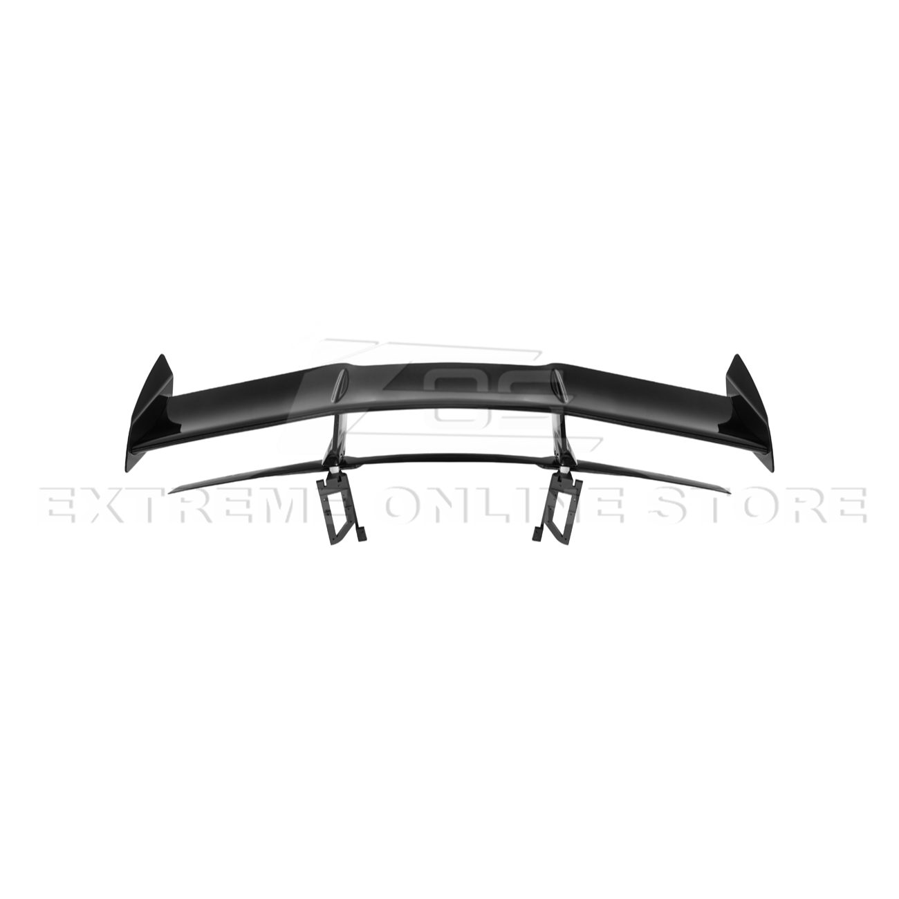 Corvette C8 ZR1 Style DRY CARBON FIBER Rear High Wing Spoiler Bracket
