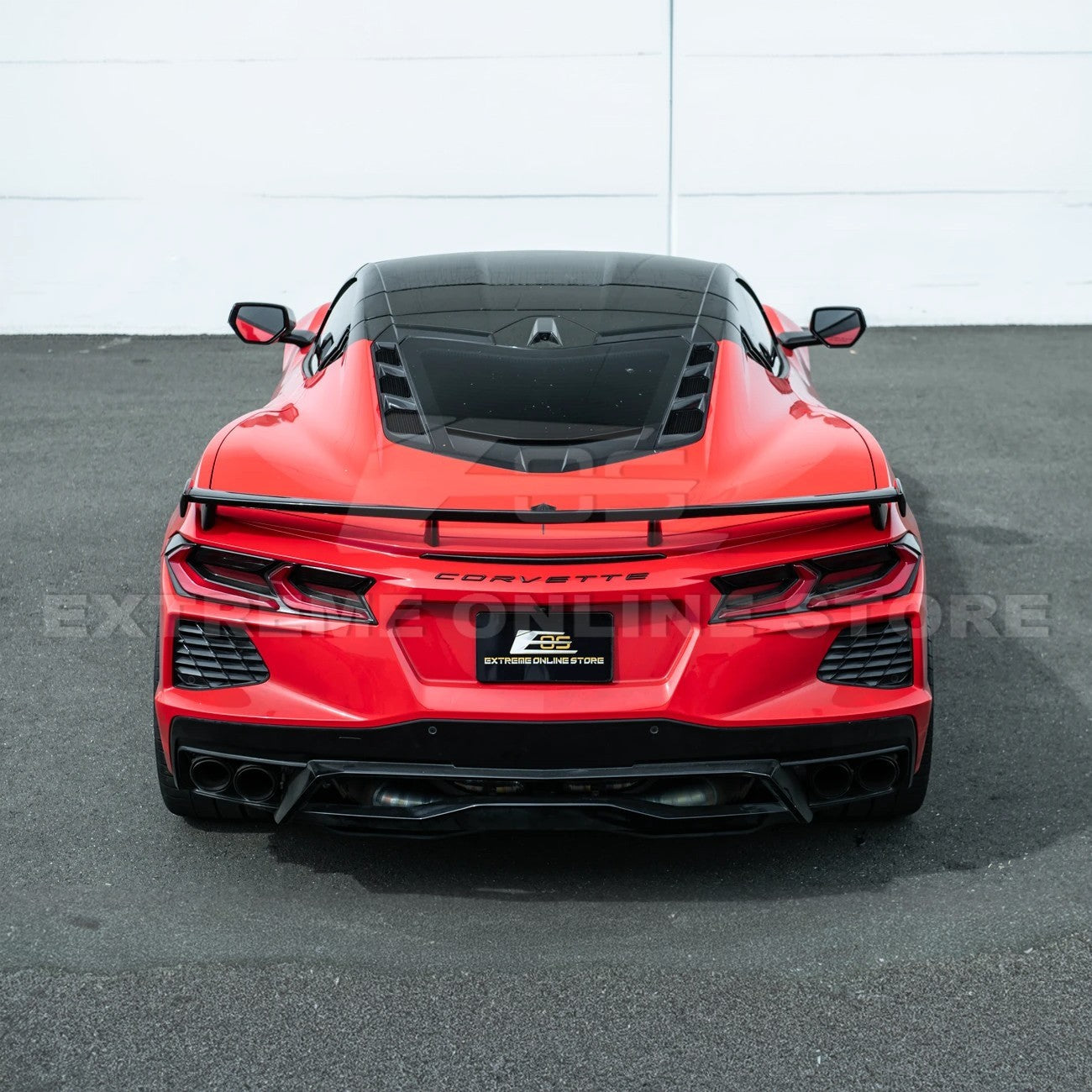 2020-Up Corvette C8 Z51 Facelifted Rear Trunk High Wing Spoiler