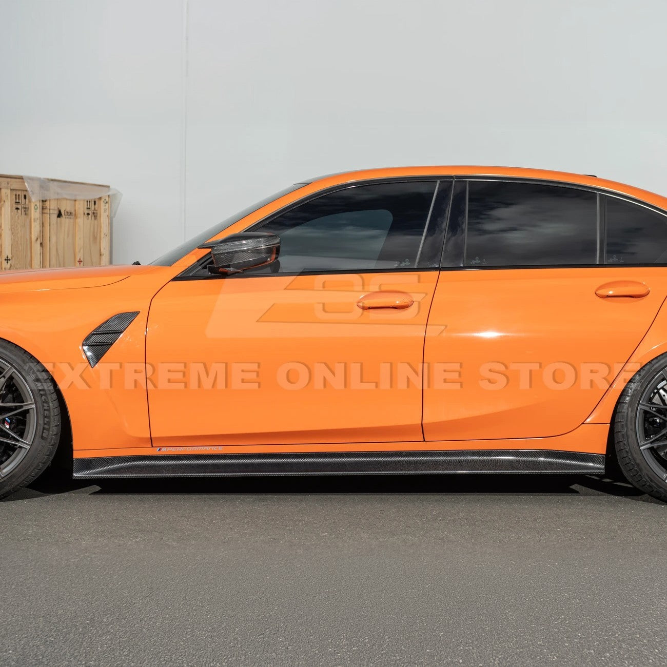 2021-Up BMW G80 M3 | 3D Style Add-On Side Skirts Panel Extension
