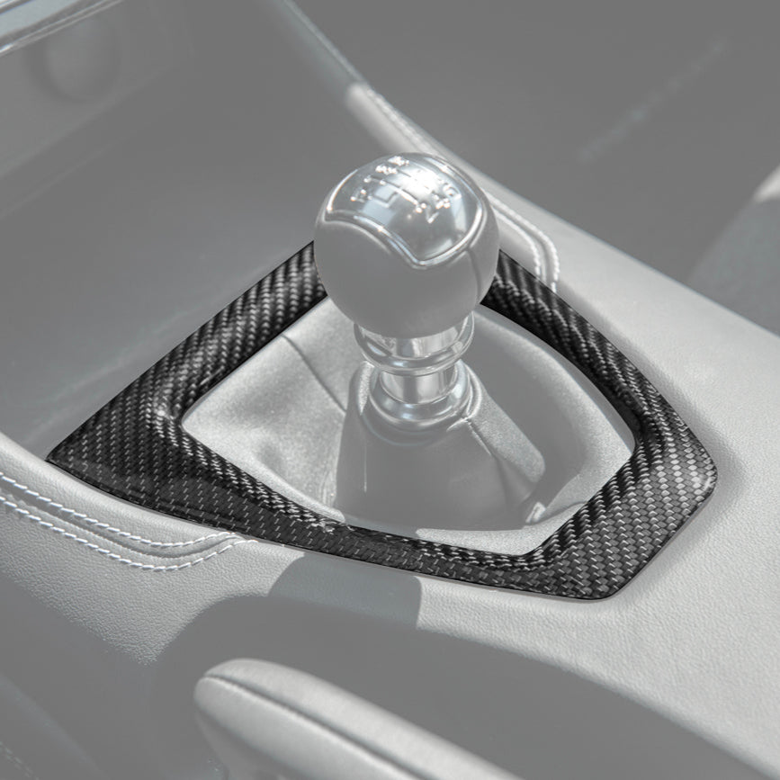 2024-Up Mustang DRY CARBON FIBER Gear Shift Panel Cover