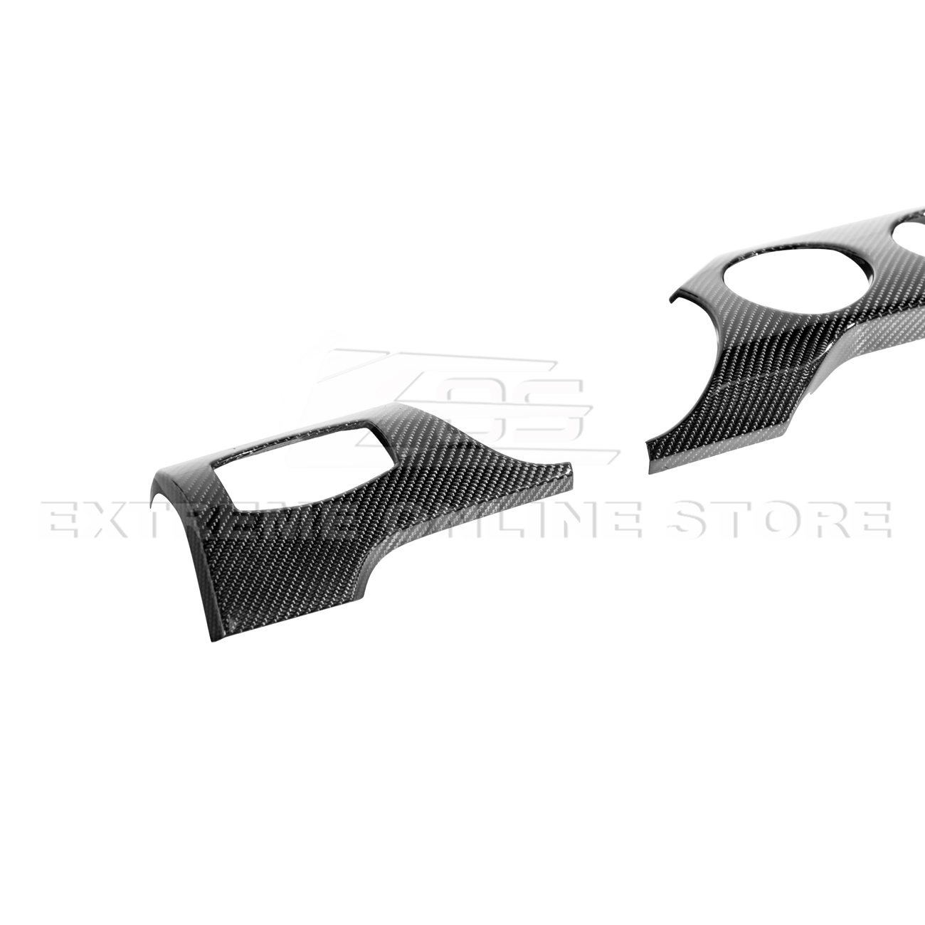 2015-23 Ford Mustang DRY CARBON FIBER Instrument Dashboard Panel Trim