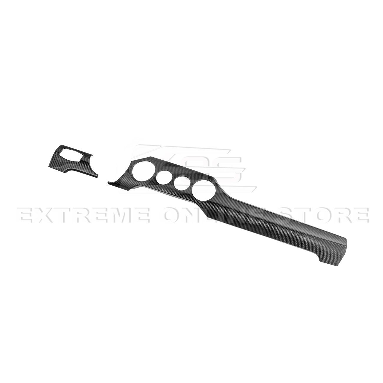 2015-23 Ford Mustang DRY CARBON FIBER Instrument Dashboard Panel Trim