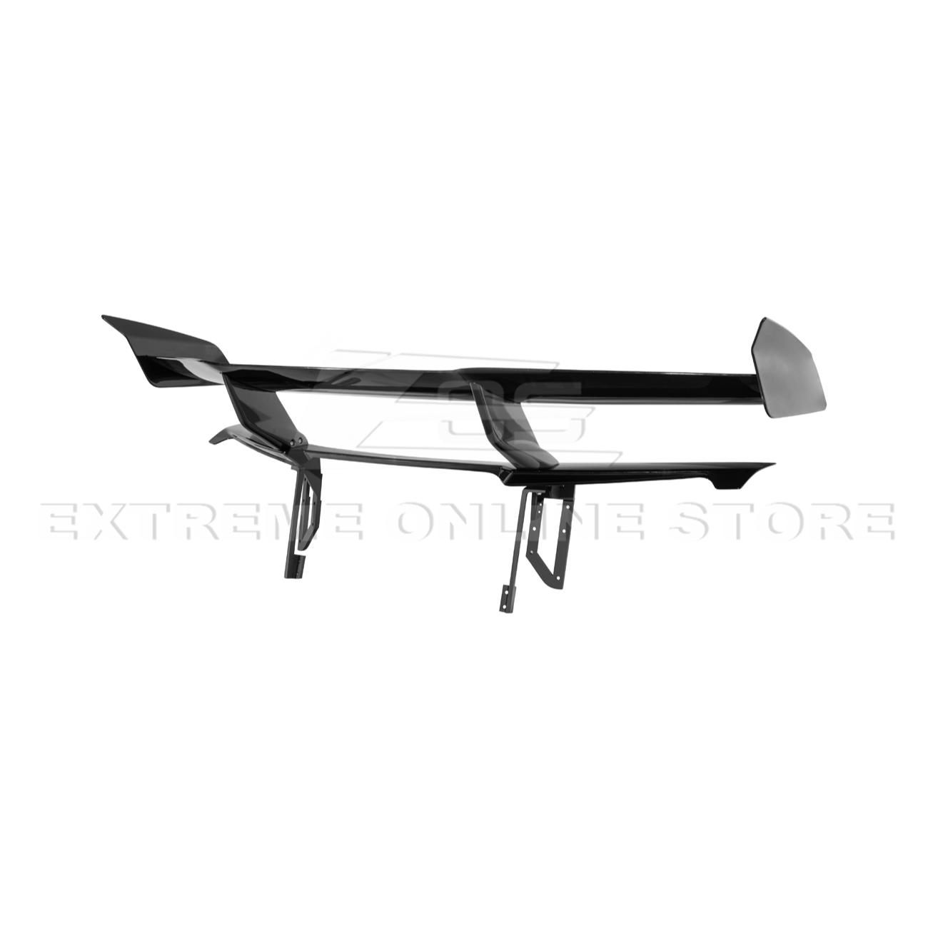 Corvette C8 ZR1 Style DRY CARBON FIBER Rear High Wing Spoiler Bracket