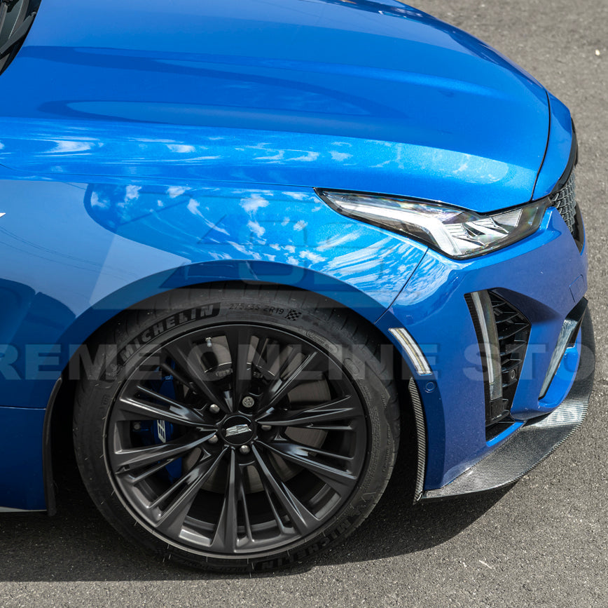 2020-24 Cadillac CT5-V Blackwing Front Lip Splitter & Winglets