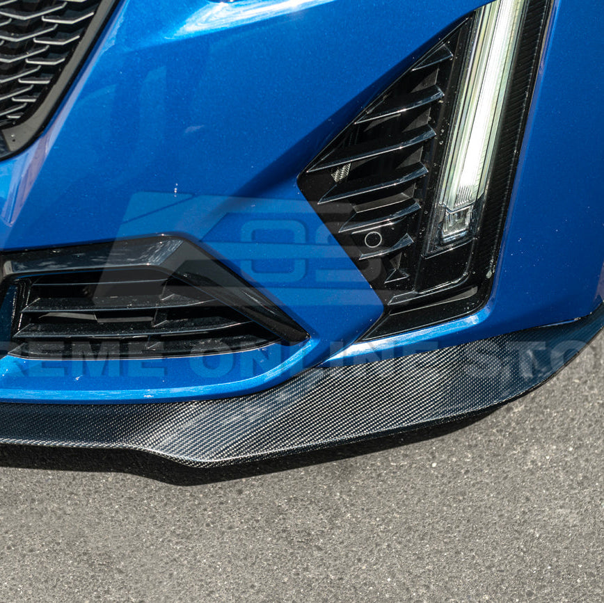 2020-24 Cadillac CT5-V Blackwing Front Lip Splitter & Winglets