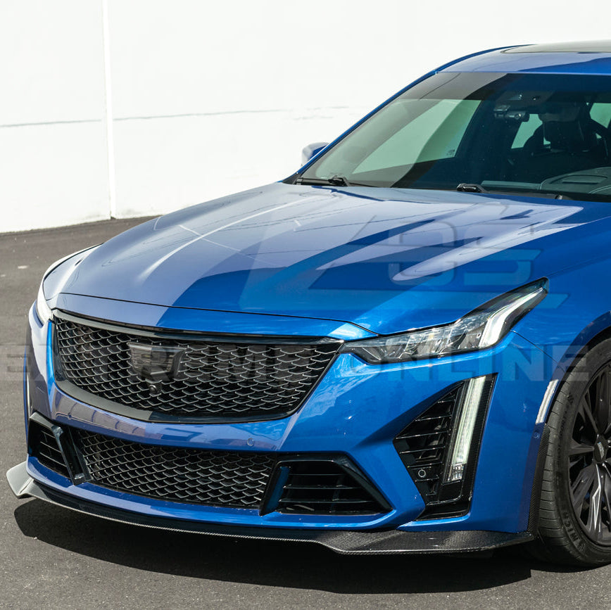 2020-24 Cadillac CT5-V Blackwing Front Lip Splitter & Winglets