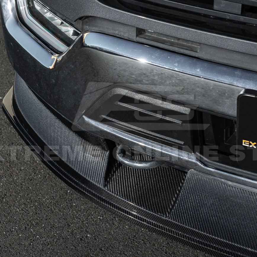 2021-Up Ford F-150 EOS Performance CARBON FIBER 2Pcs Front Bumper Lip Splitter