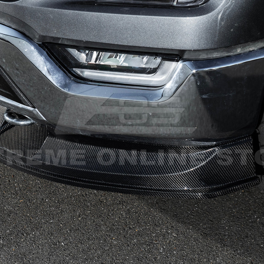 2021-Up Ford F-150 EOS Performance CARBON FIBER 2Pcs Front Bumper Lip Splitter