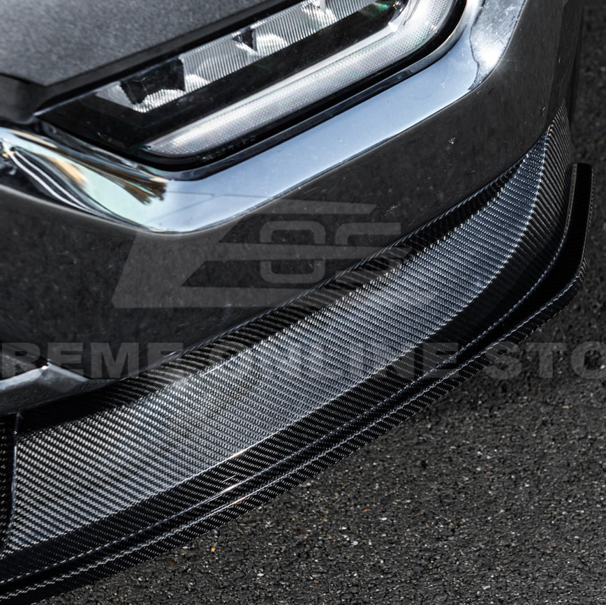 2021-Up Ford F-150 EOS Performance CARBON FIBER 2Pcs Front Bumper Lip Splitter