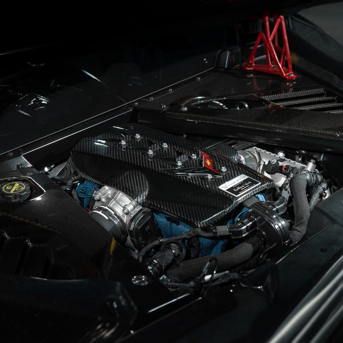 2025-Present Corvette C8 ZR1 | Dry Carbon Fiber Rear Engine Cover (One-Piece)