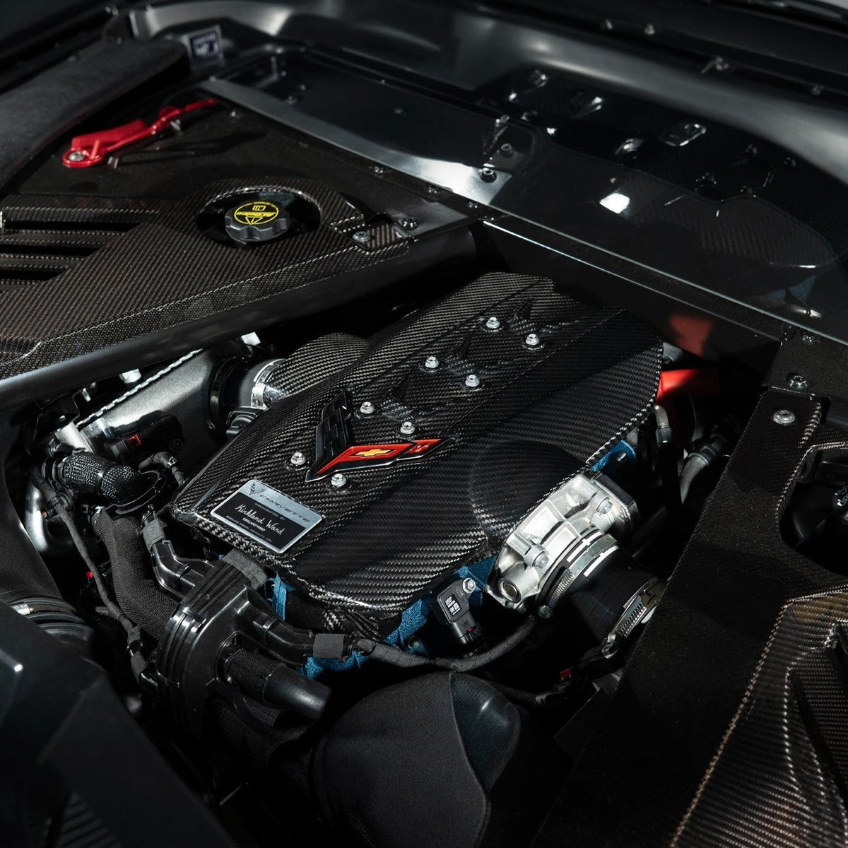 2025-Present Corvette C8 ZR1 | Dry Carbon Fiber Rear Engine Cover (One-Piece)