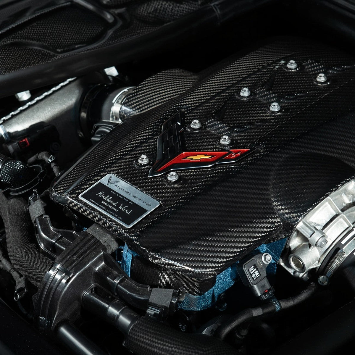 2025-Present Corvette C8 ZR1 | Dry Carbon Fiber Rear Engine Cover (One-Piece)