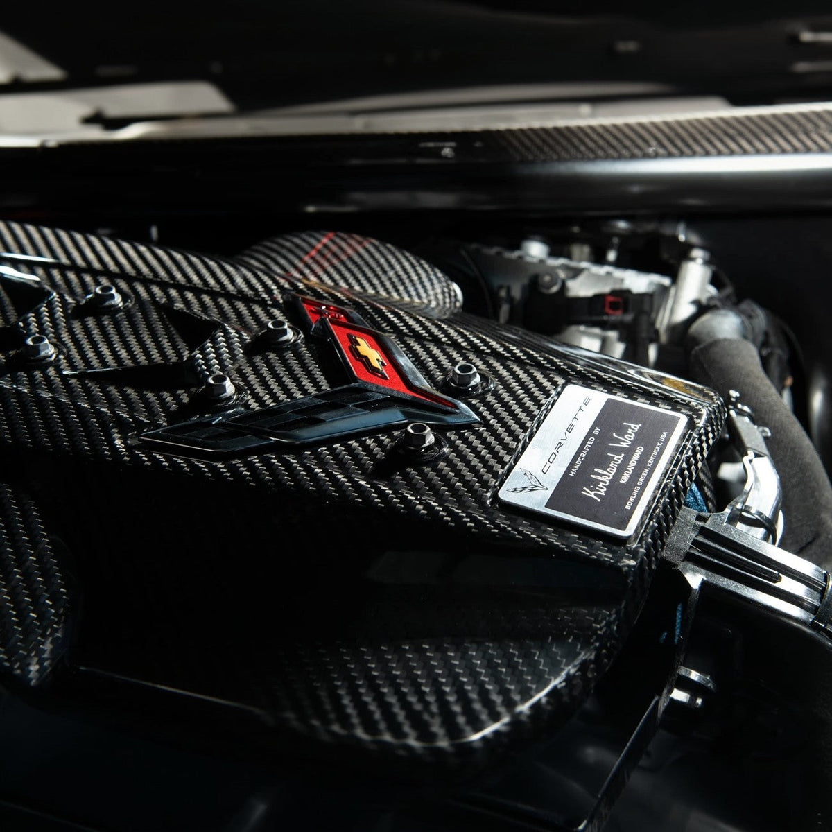 2025-Present Corvette C8 ZR1 | Dry Carbon Fiber Rear Engine Cover (One-Piece)