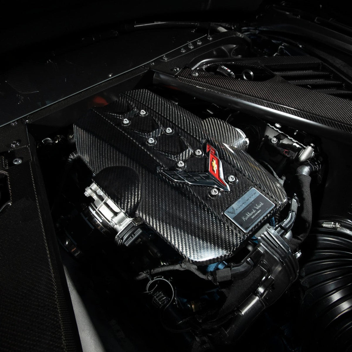 2025-Present Corvette C8 ZR1 | Dry Carbon Fiber Rear Engine Cover (One-Piece)