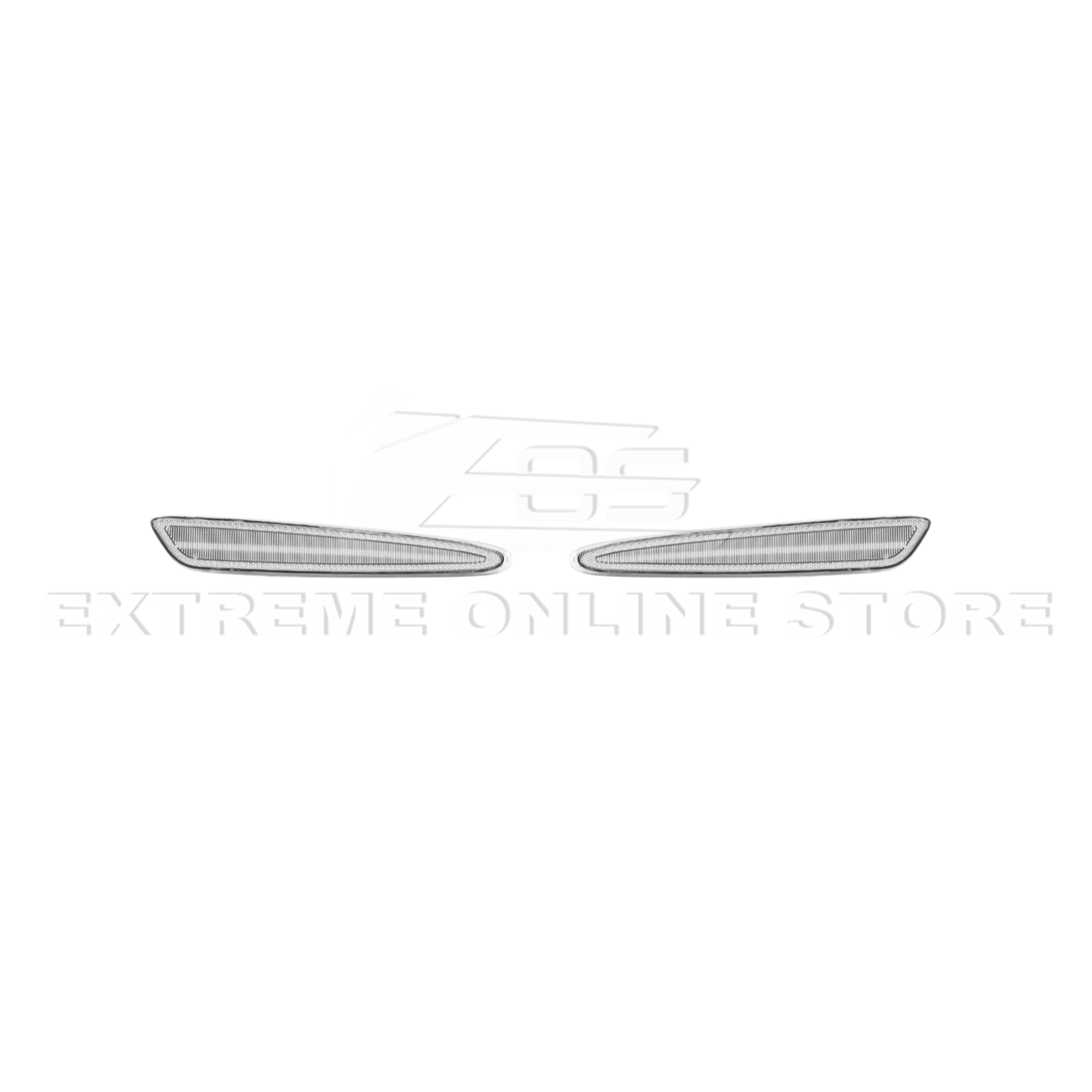 Corvette C6 Front Amber Light LED Side Markers Pair