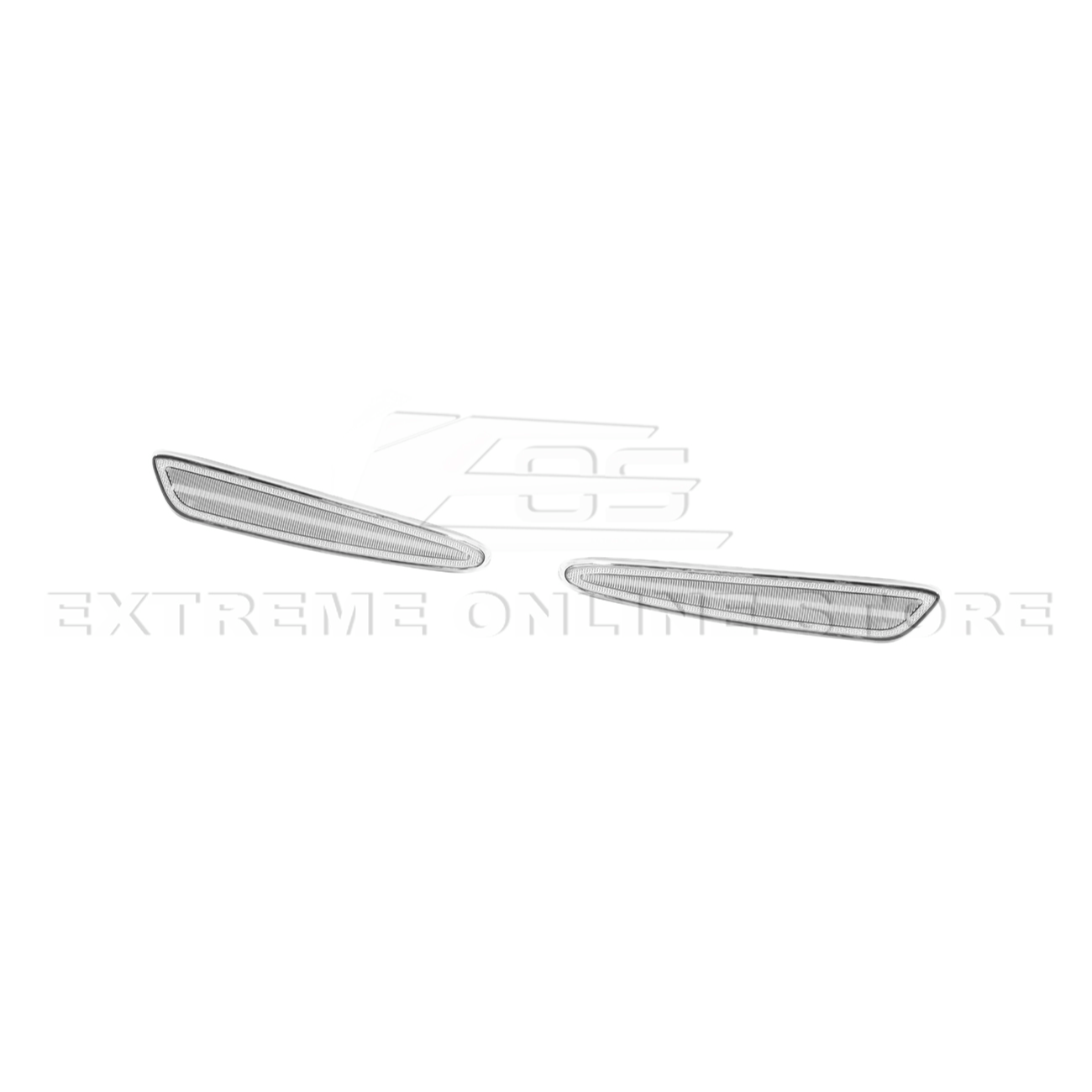 Corvette C6 Front Amber Light LED Side Markers Pair
