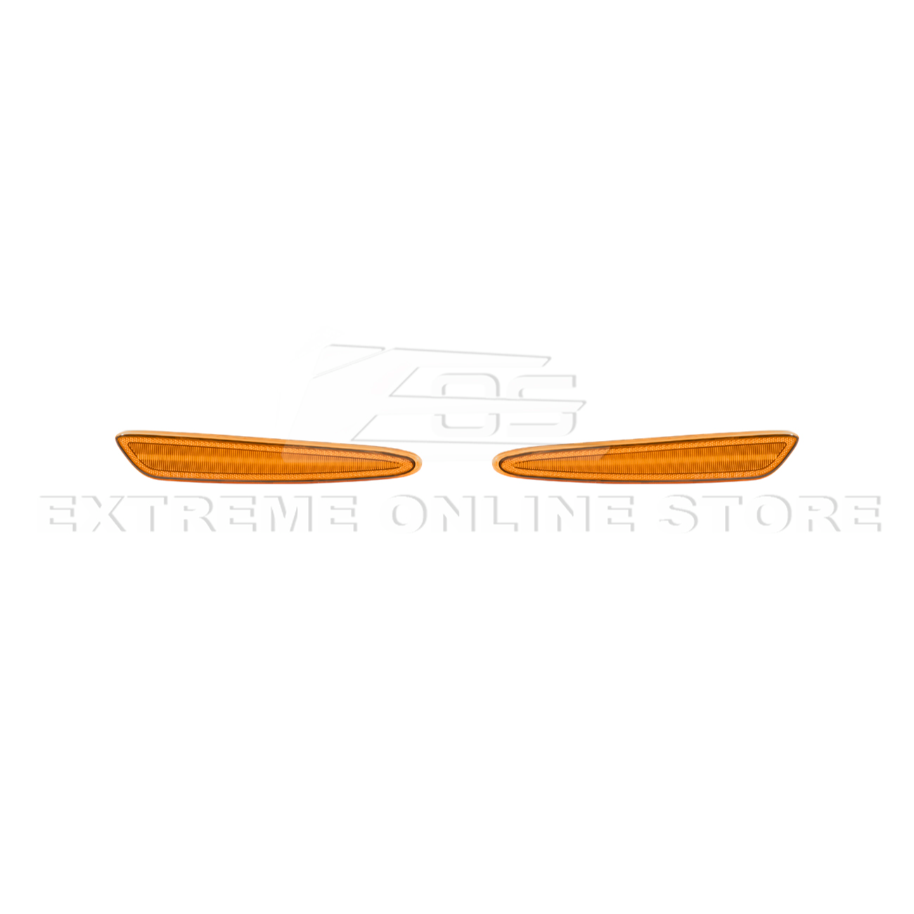 Corvette C6 Front Amber Light LED Side Markers Pair