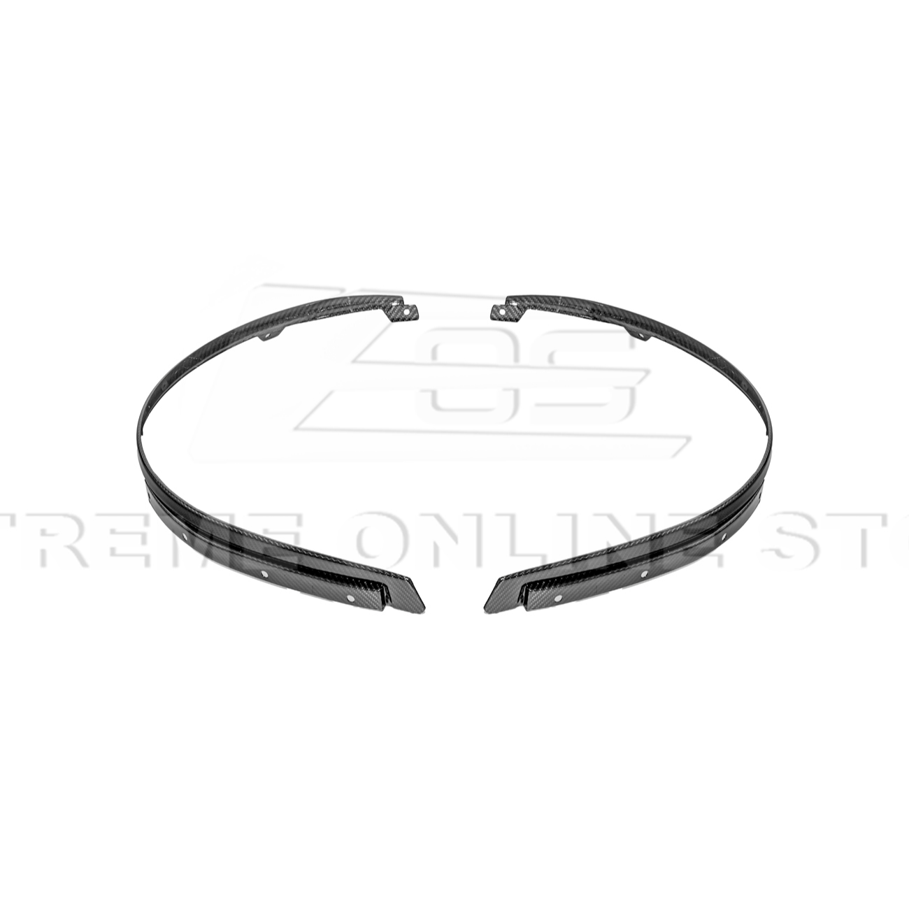 2024-Up Ford Mustang S650 Dry CARBON FIBER Front Quarter Fender Flare Extension
