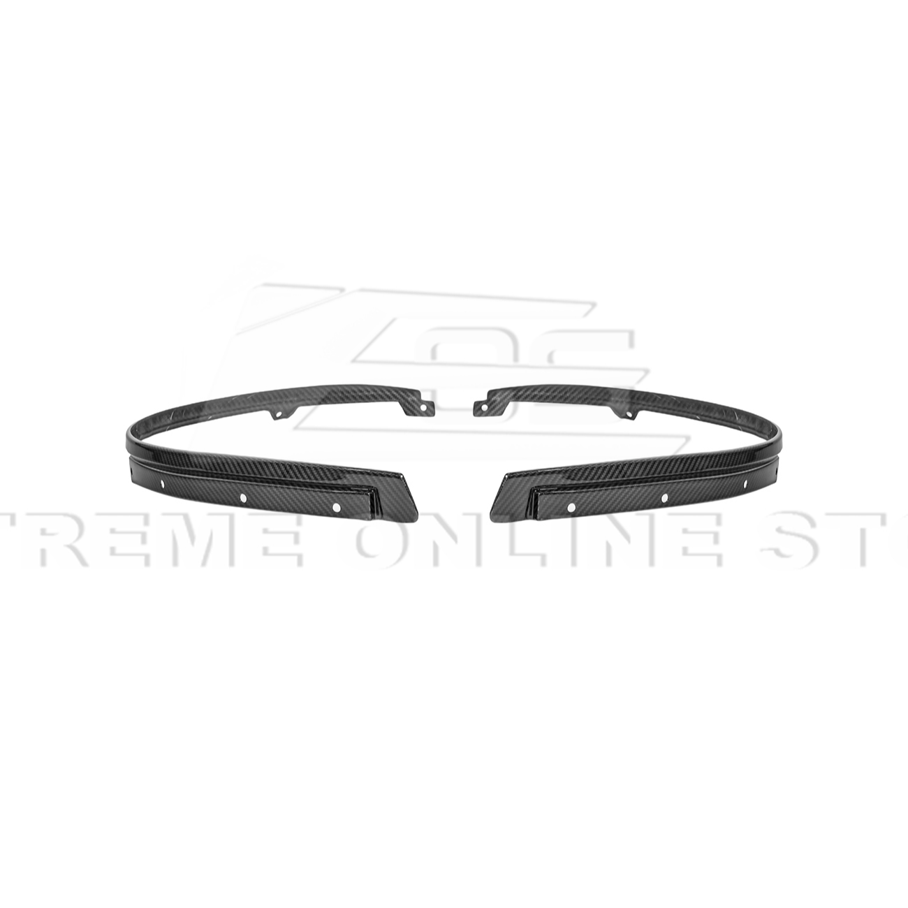 2024-Up Ford Mustang S650 Dry CARBON FIBER Front Quarter Fender Flare Extension